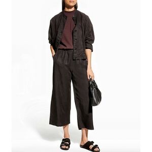 🌸 Eileen Fisher | Nylon Wide Leg‎ Crop Pants, L